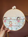 Porte-barrettes « Elya » personnalisable - Cerceau de décoration pour chambre d’enfant