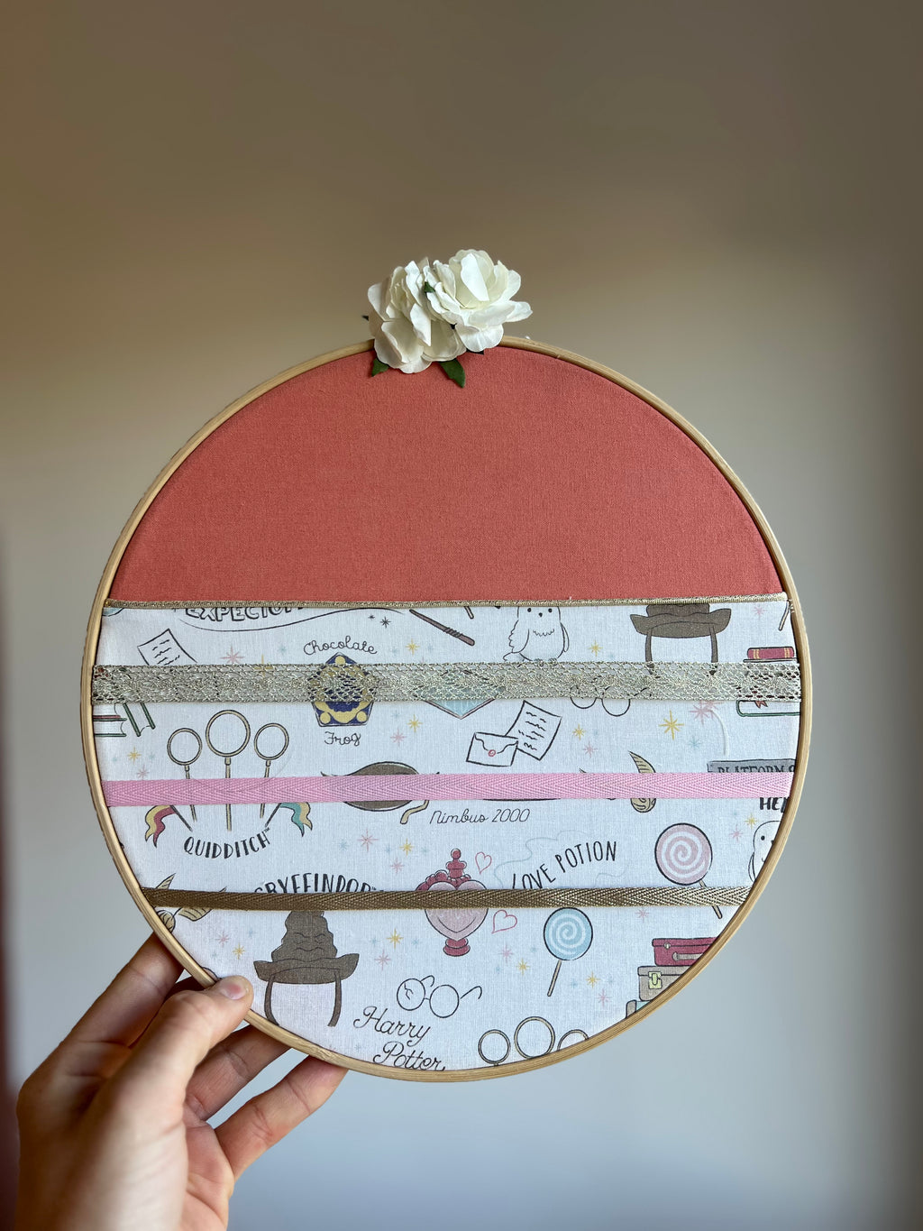 Porte-barrettes « Hermione » - Cerceau de décoration pour chambre d’enfant