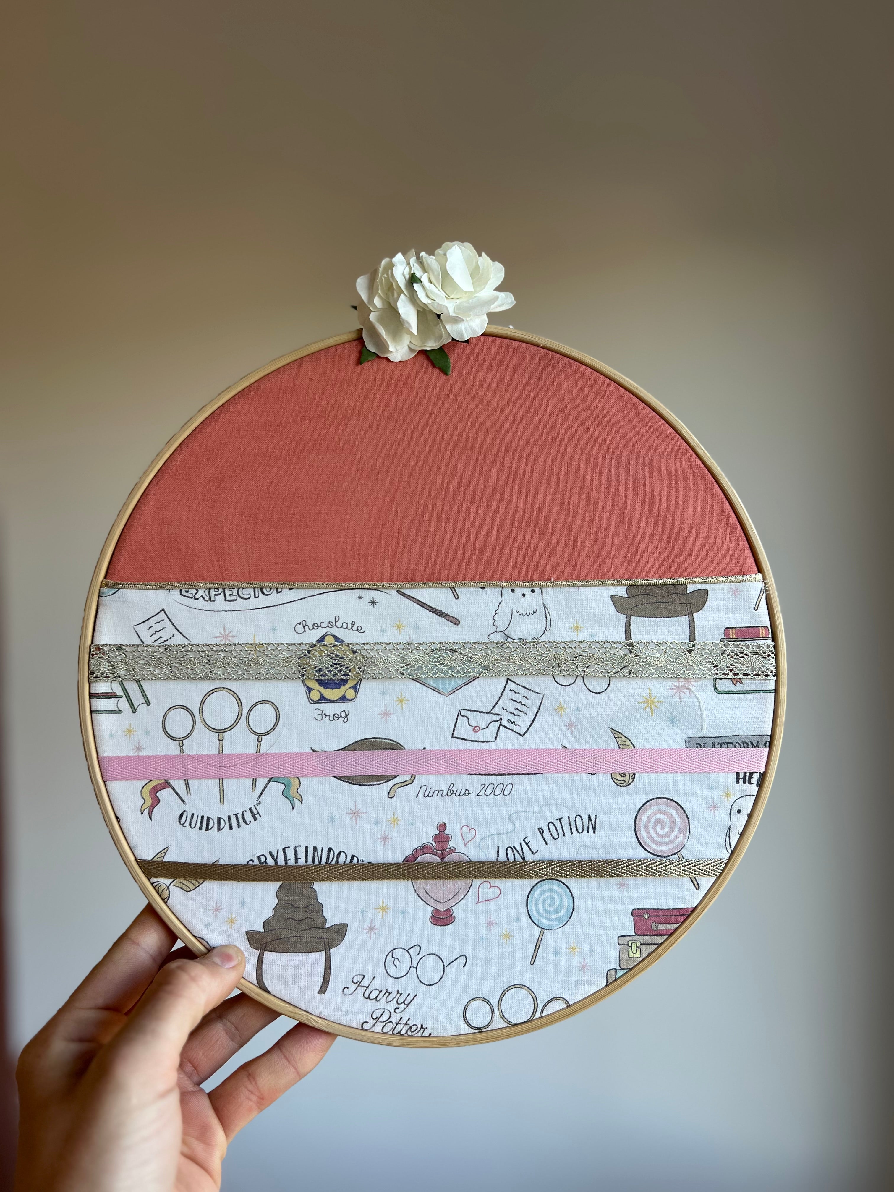 Porte-barrettes « Hermione » - Cerceau de décoration pour chambre d’enfant