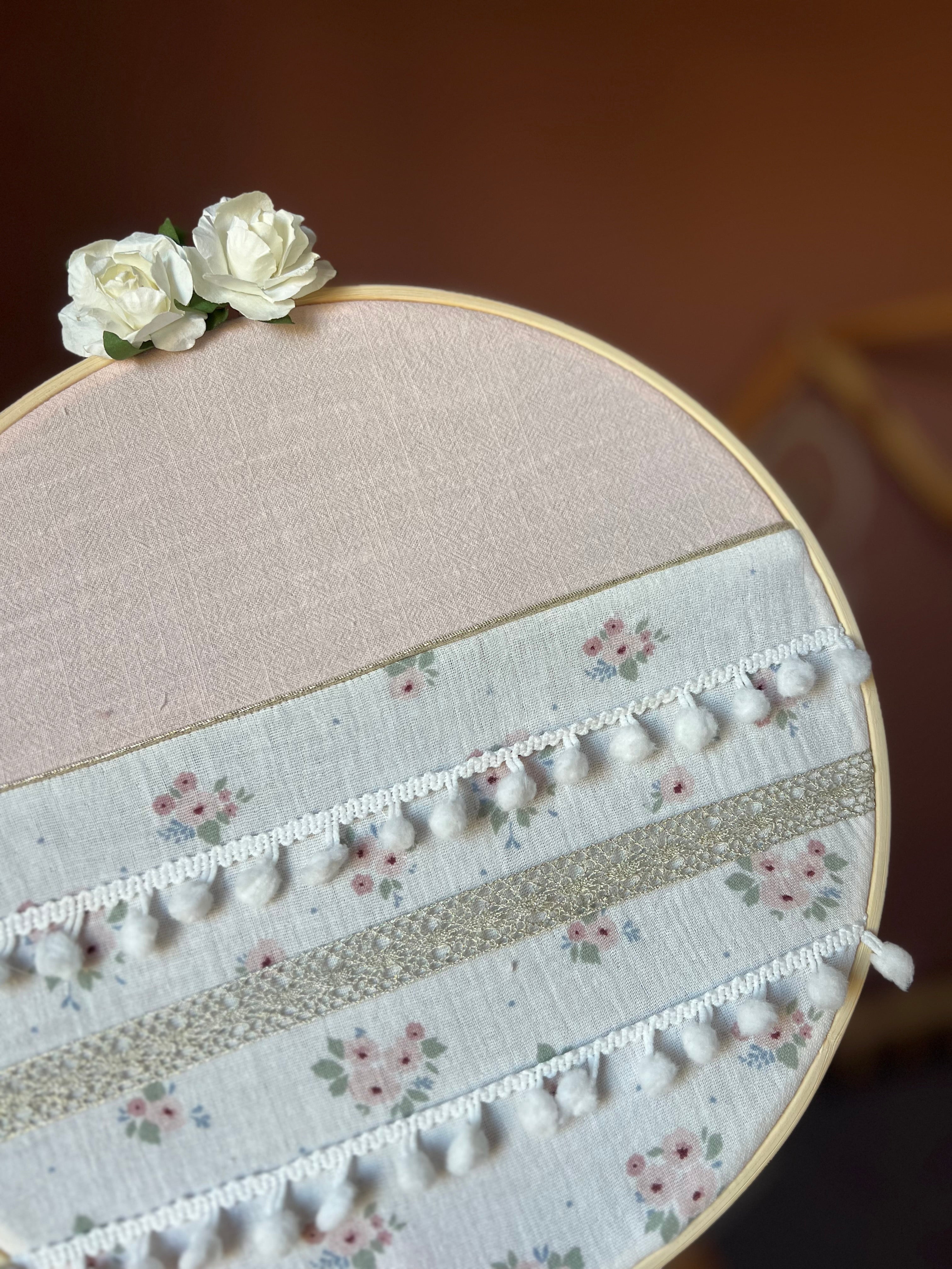 Porte-barrettes « Emma » personnalisable - Cerceau de décoration pour chambre d’enfant