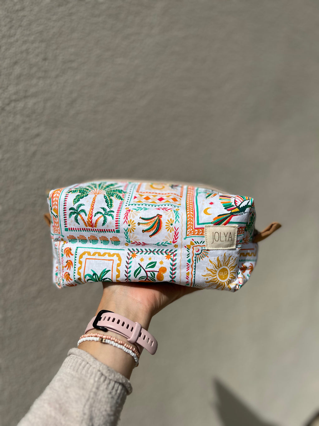 Trousse de toilette grand format « Marrakech » - fait main