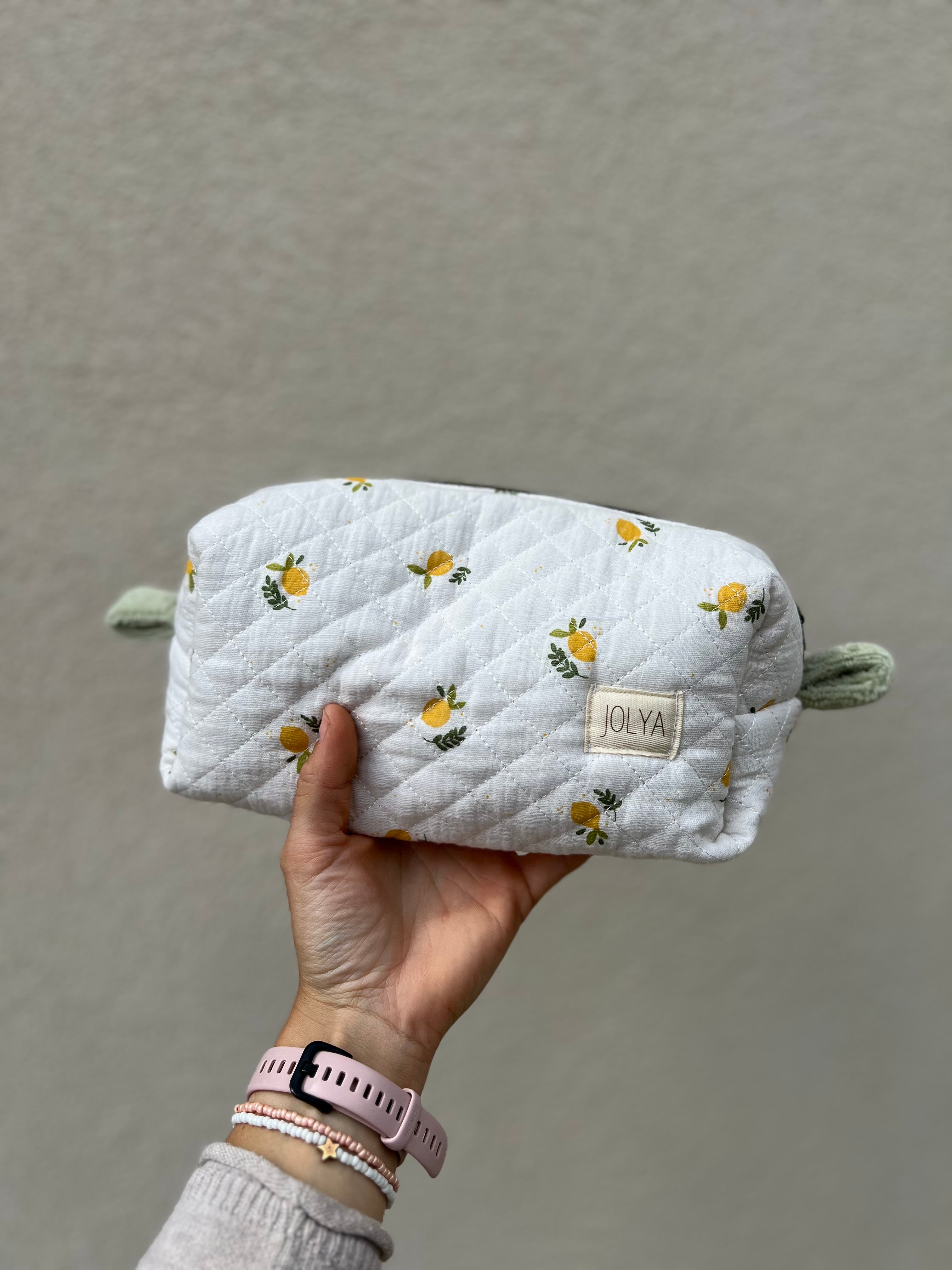 Trousse de toilette grand format « Marbella » - fait main