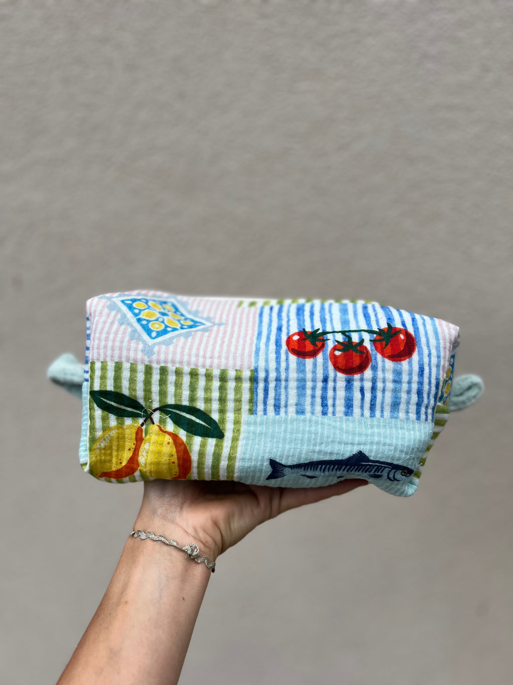 Trousse de toilette grand format « Antalya » - fait main