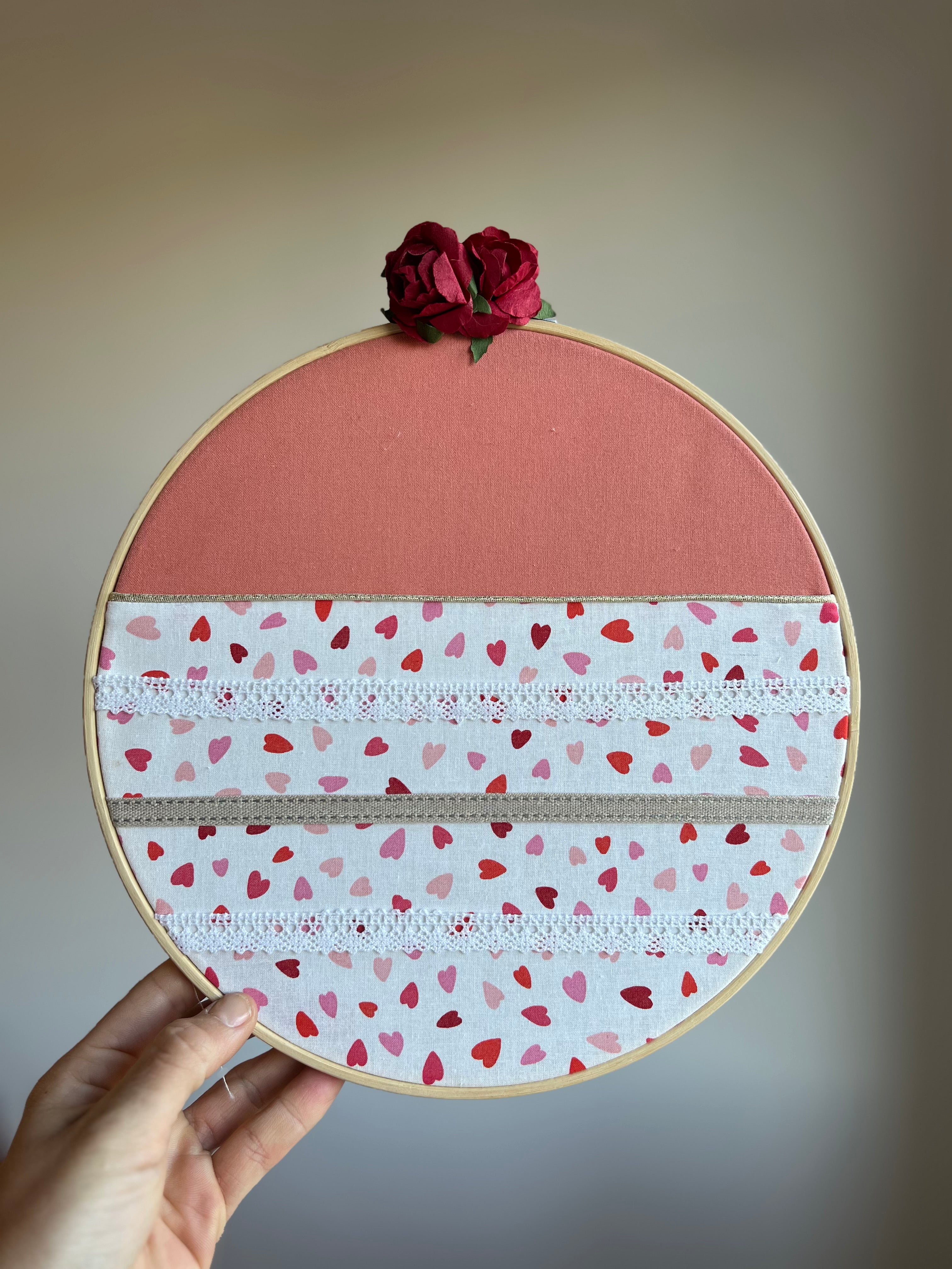 Porte-barrettes « Lou » personnalisable - Cerceau de décoration pour chambre d’enfant
