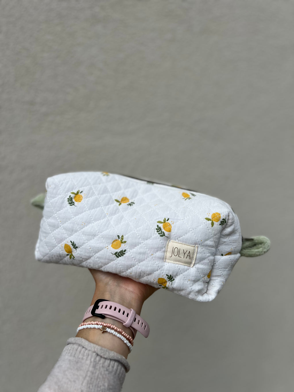 Trousse de toilette grand format « Marbella » - fait main