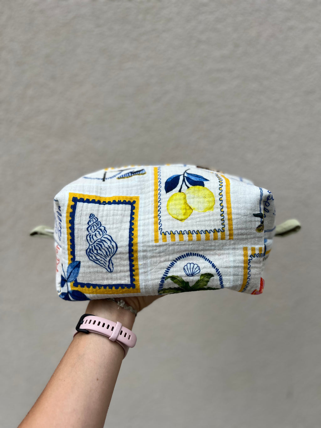 Trousse de toilette grand format « Séville » - fait main