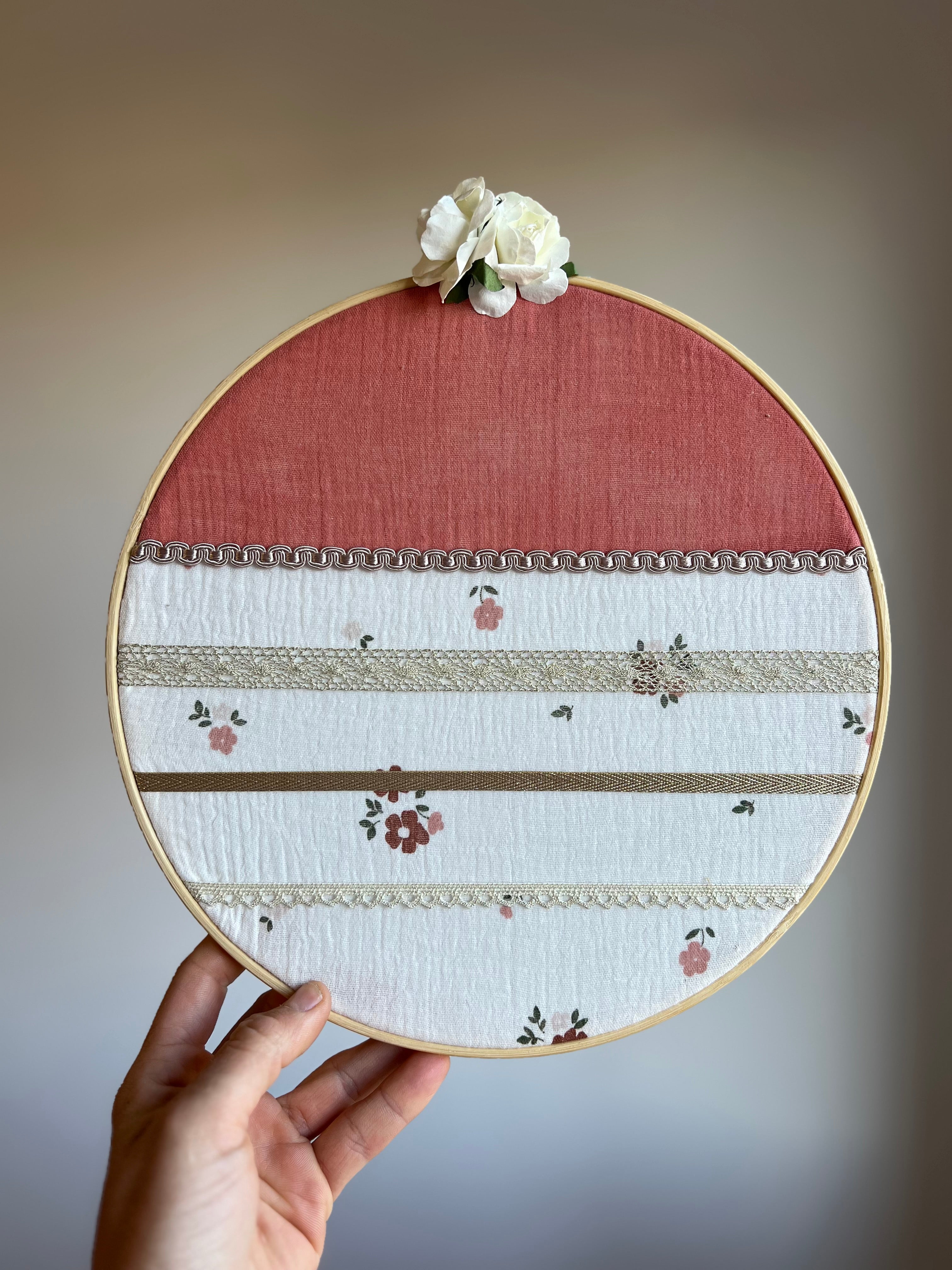 Porte-barrettes « Lola » personnalisable - Cerceau de décoration pour chambre d’enfant