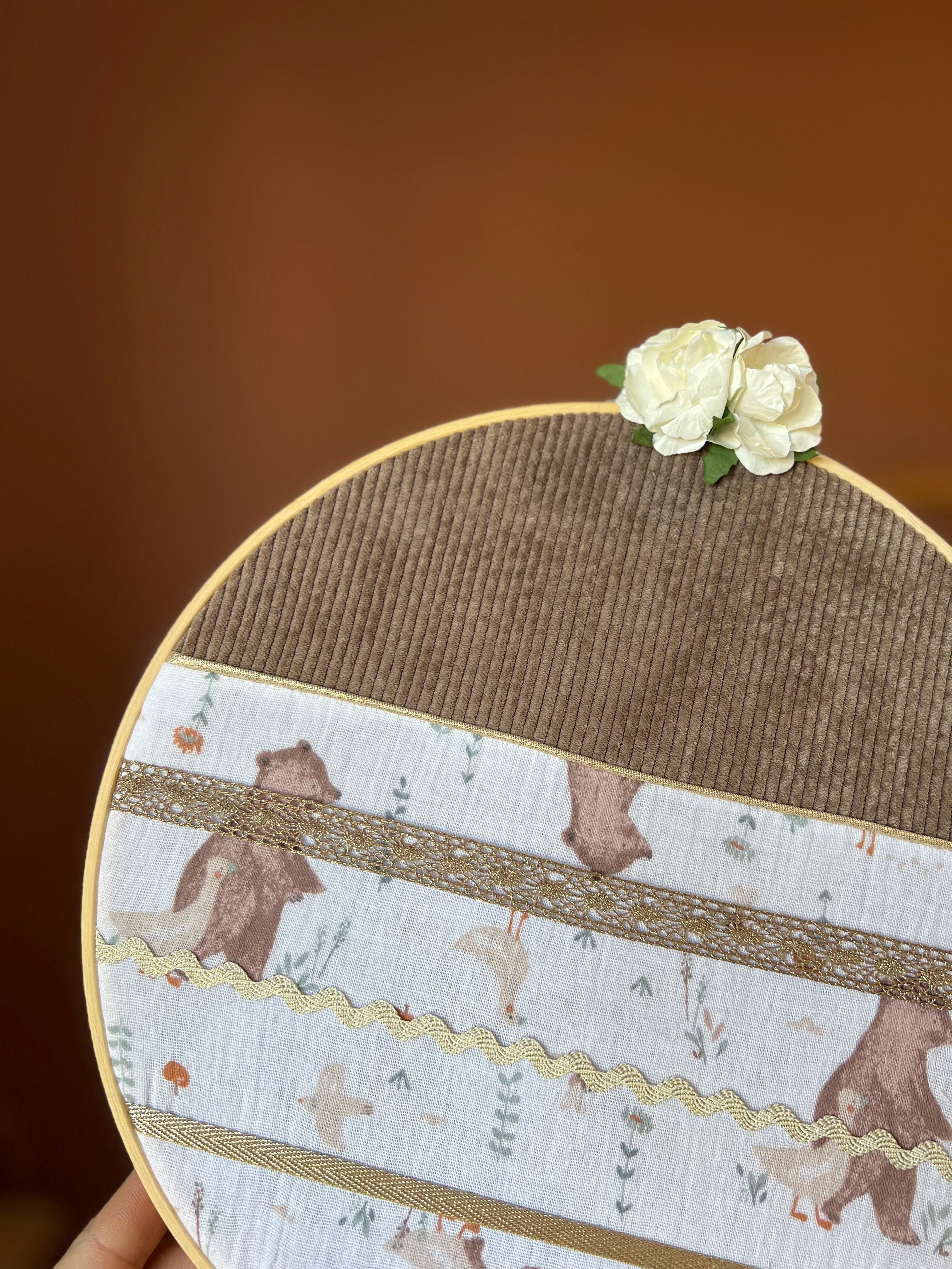 Porte-barrettes « Amélia » personnalisable - Cerceau de décoration