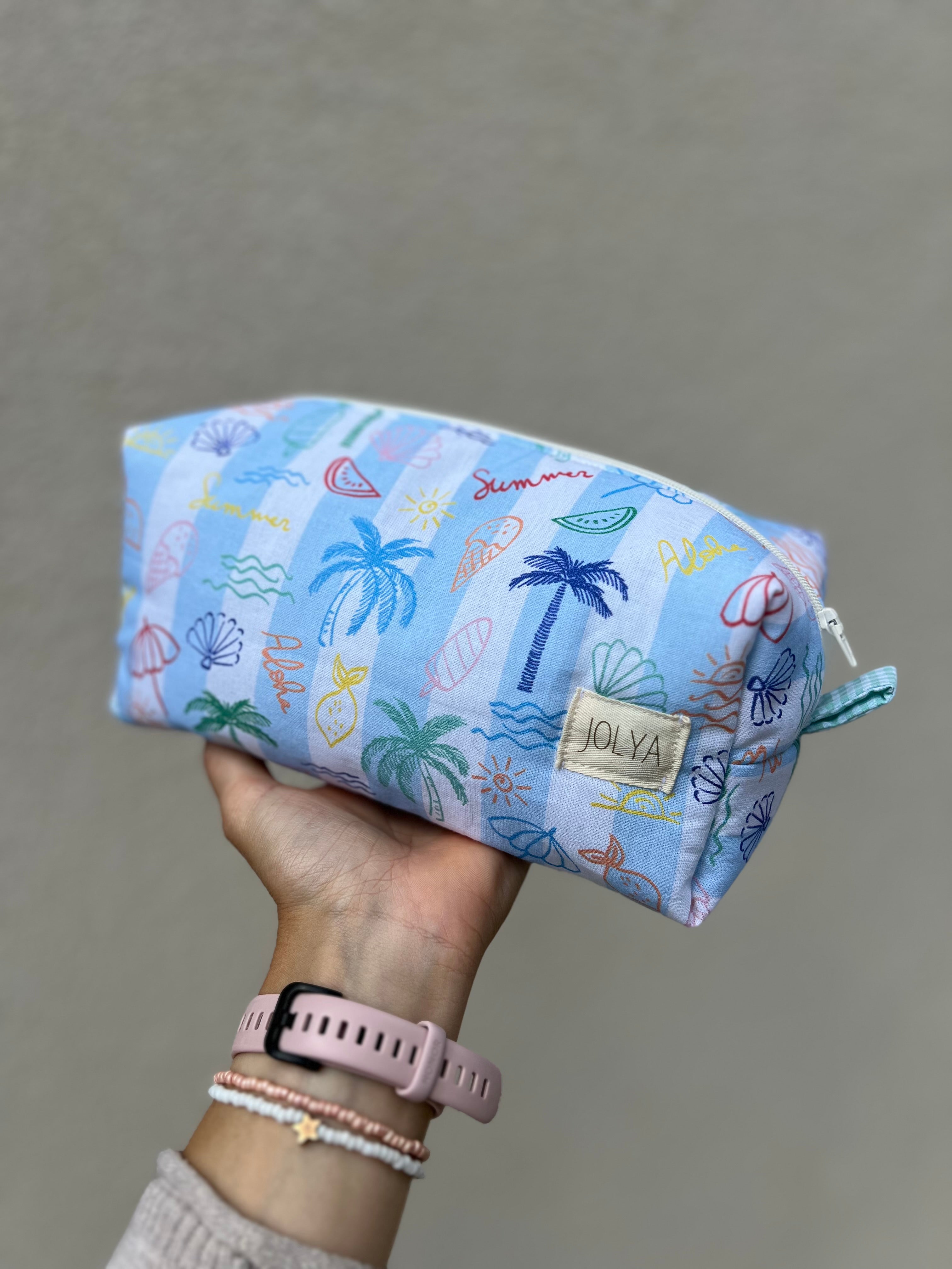 Trousse de toilette grand format « Miami » - fait main