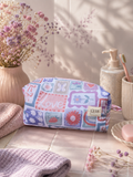 Trousse de toilette grand format « Lavanda » - fait main