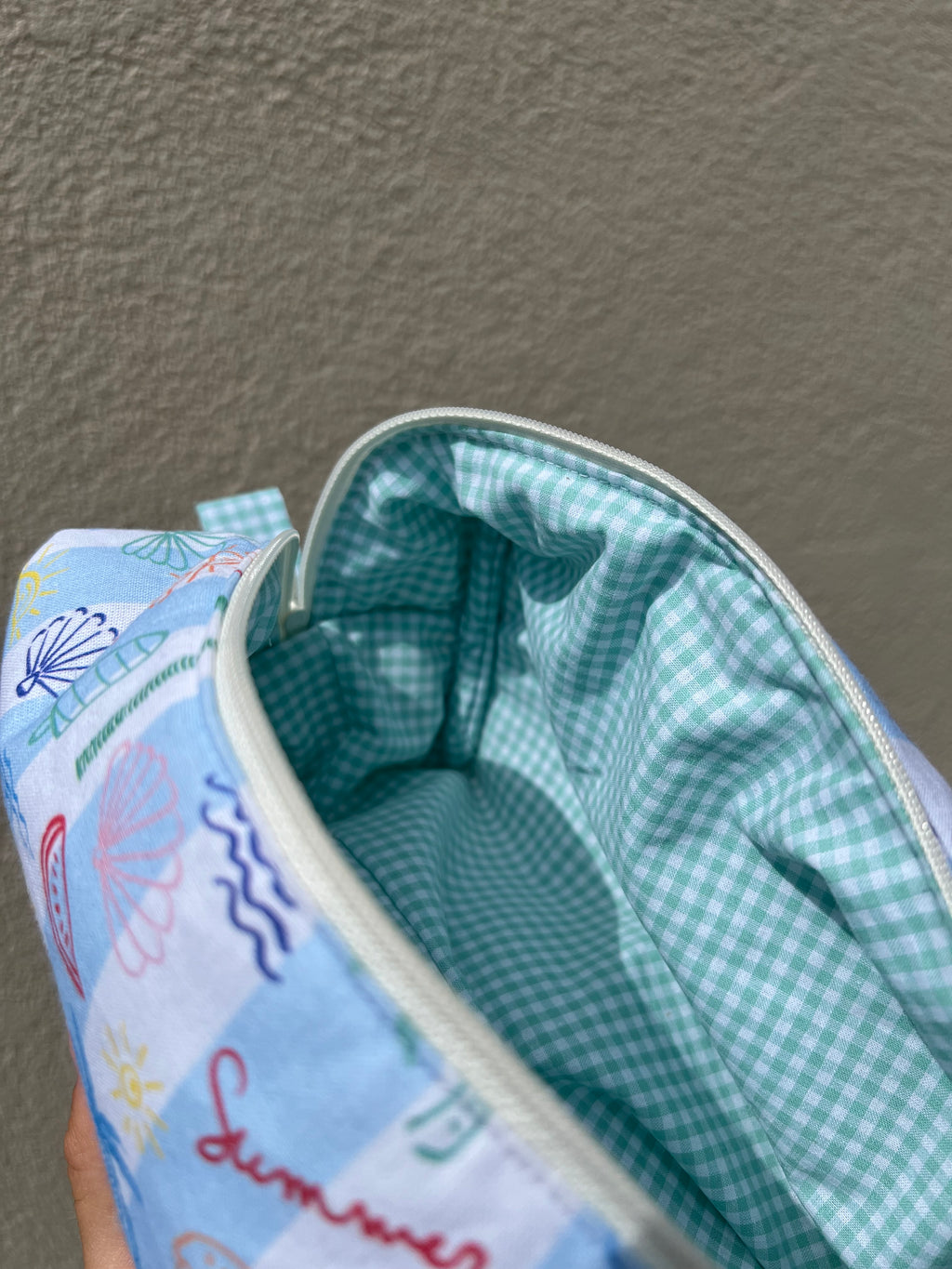 Trousse de toilette grand format « Miami » - fait main