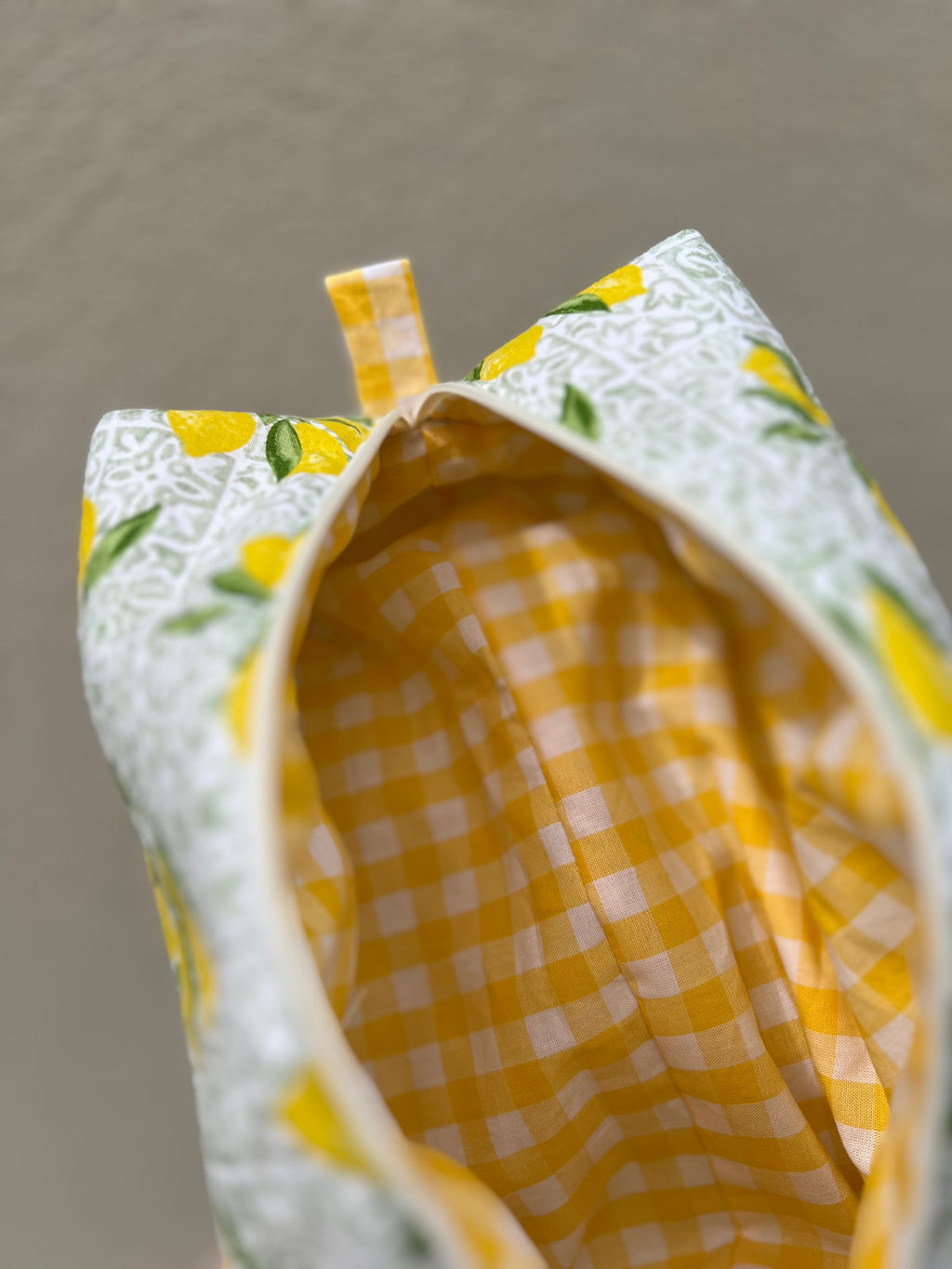 Trousse de toilette grand format « Lisbonne » - fait main