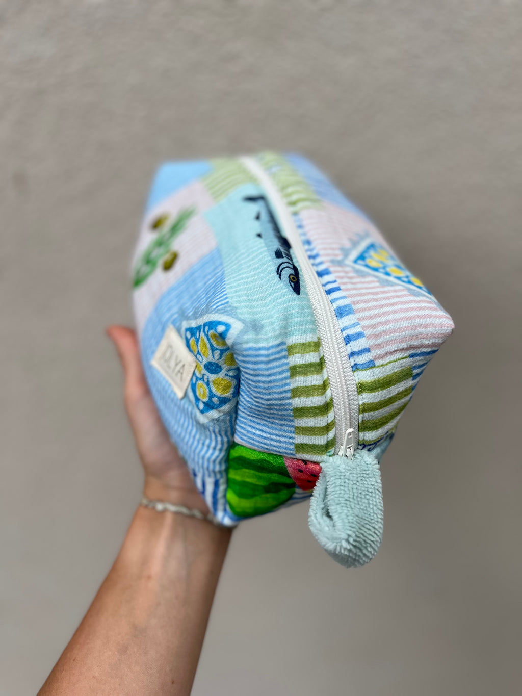 Trousse de toilette grand format « Antalya » - fait main