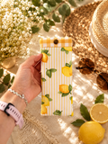 Étui à lunette fait main en tissu « Lemonade »