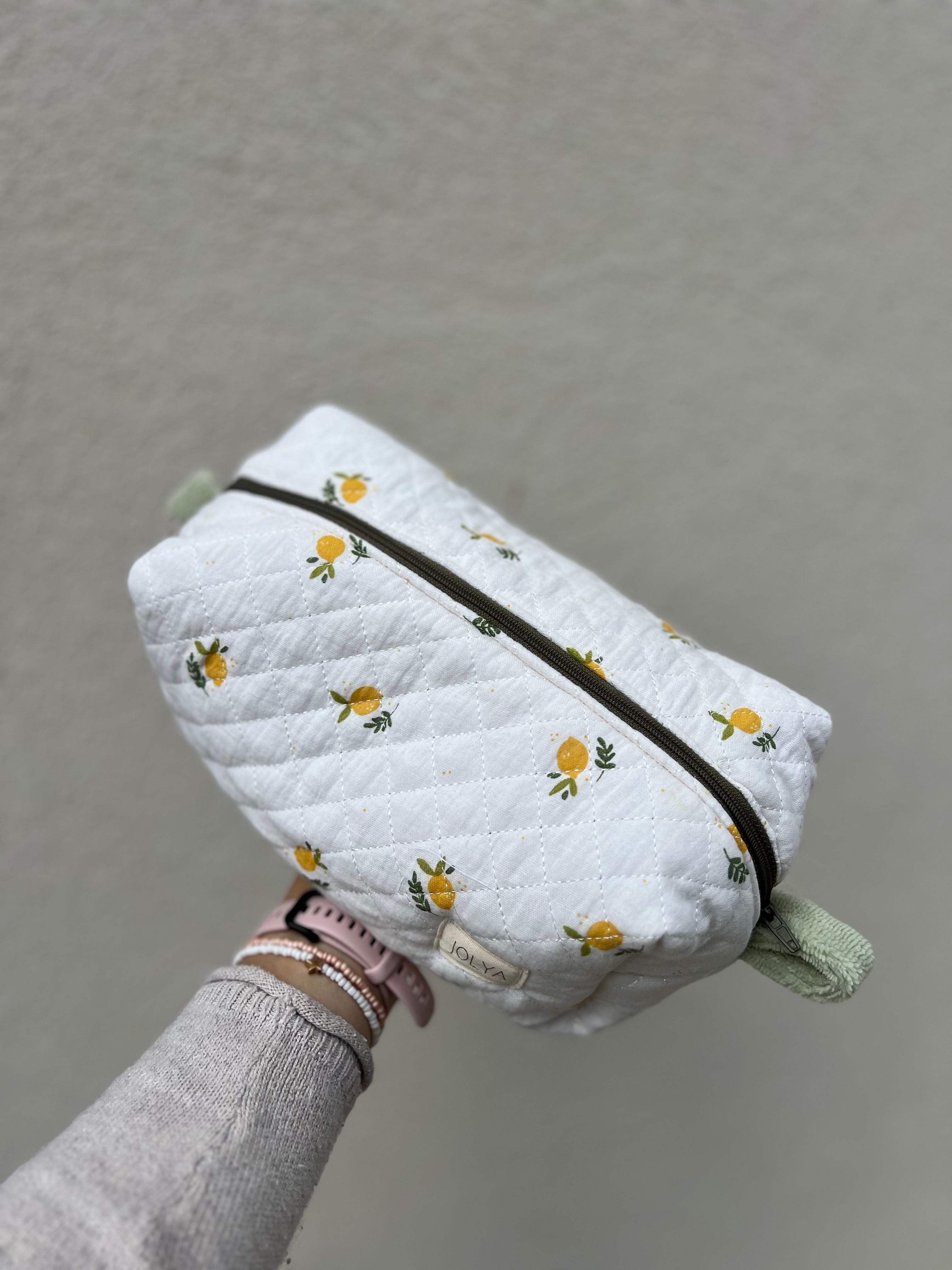Trousse de toilette grand format « Marbella » - fait main