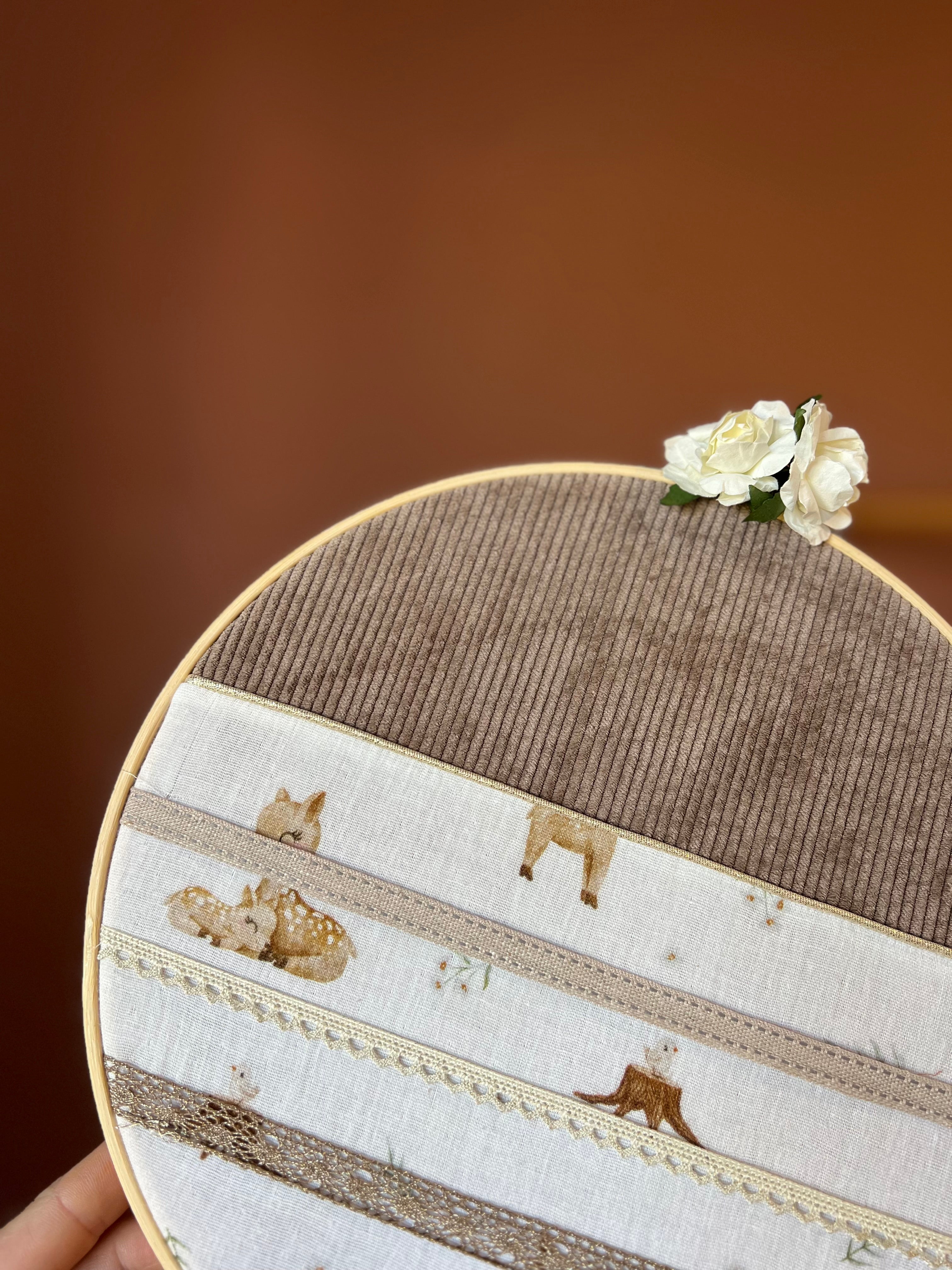 Porte barrettes « Bambi » - Cerceau de décoration pour chambre d’enfant
