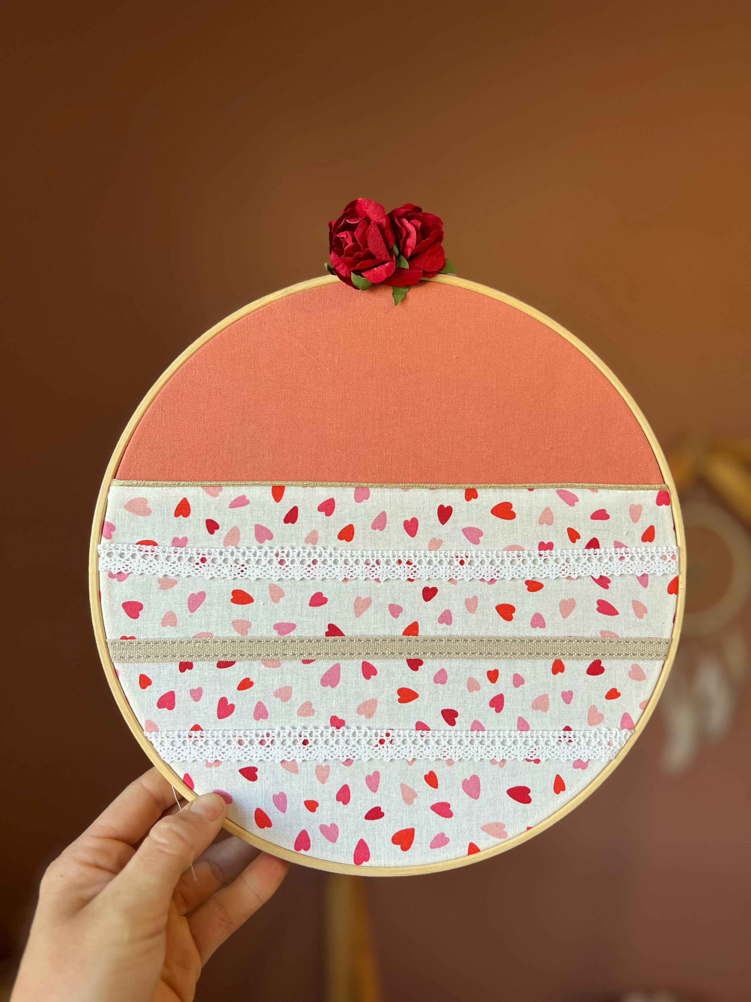 Porte-barrettes « Lou » personnalisable - Cerceau de décoration pour chambre d’enfant