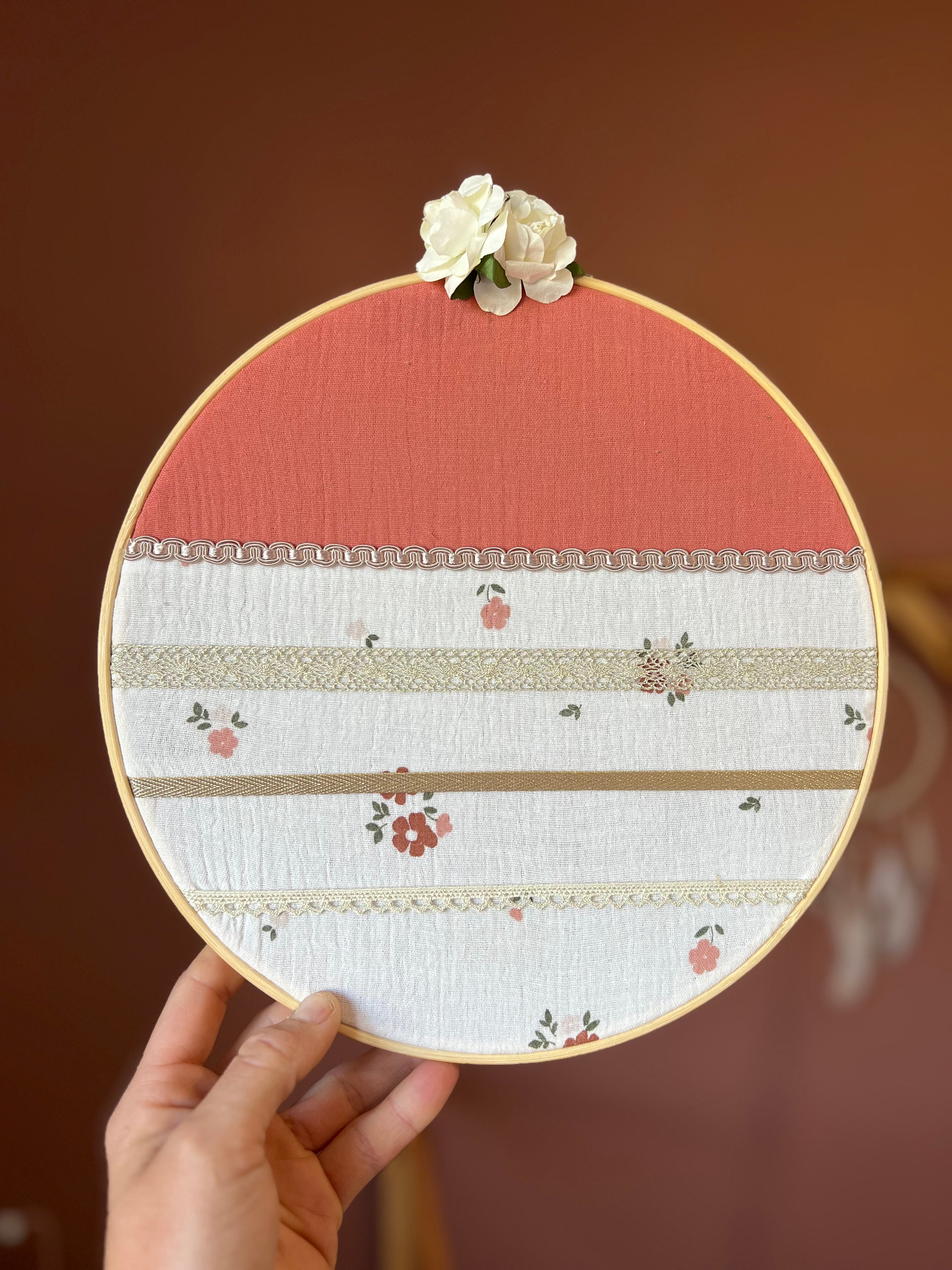 Porte-barrettes « Lola » personnalisable - Cerceau de décoration pour chambre d’enfant