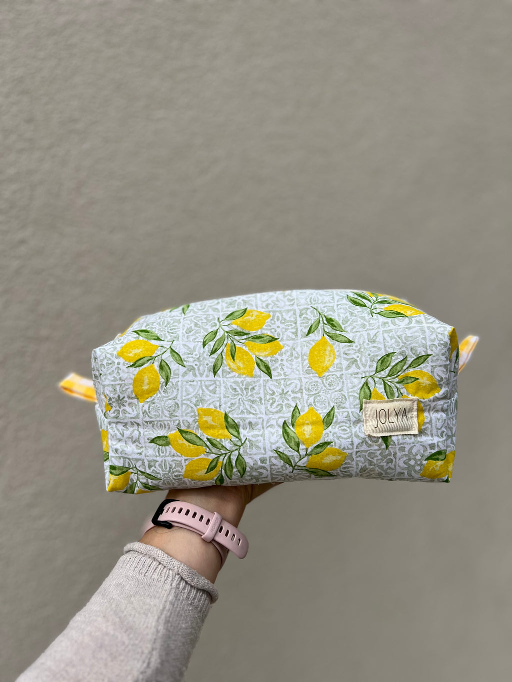 Trousse de toilette grand format « Lisbonne » - fait main