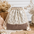 Sac à dos enfant personnalisable fait main – Double gaze & velours côtelé