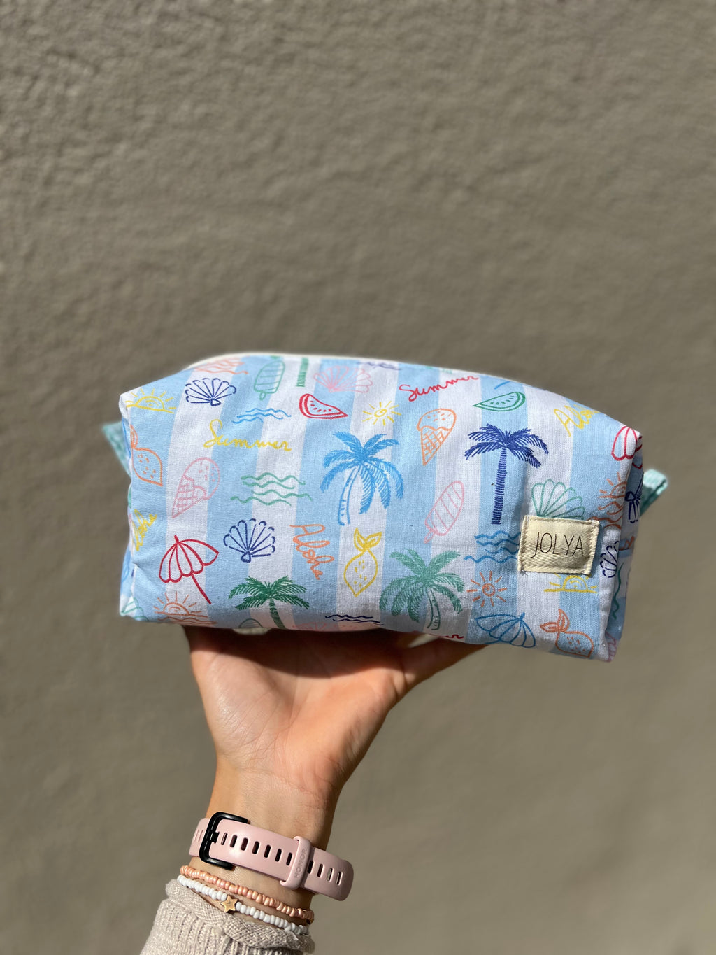 Trousse de toilette grand format « Miami » - fait main