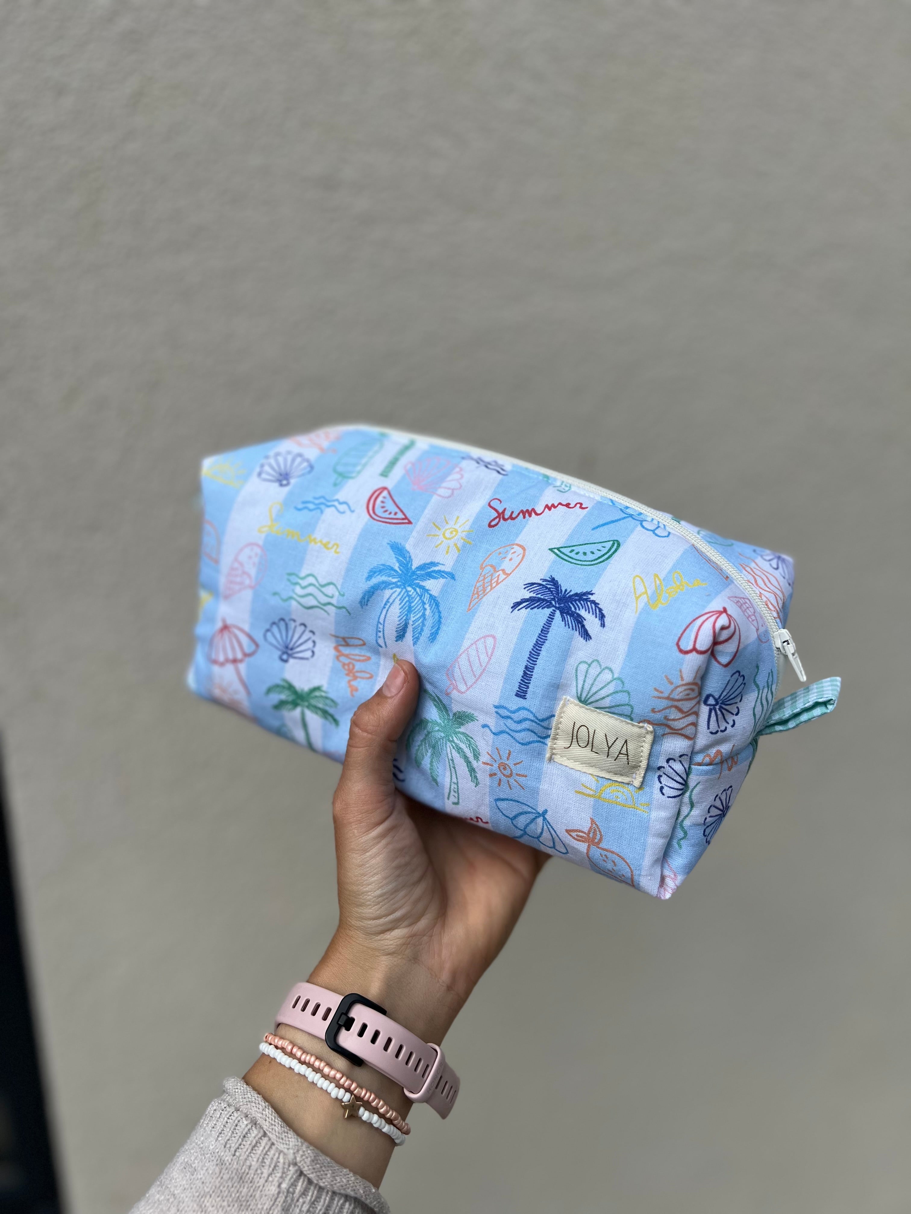 Trousse de toilette grand format « Miami » - fait main