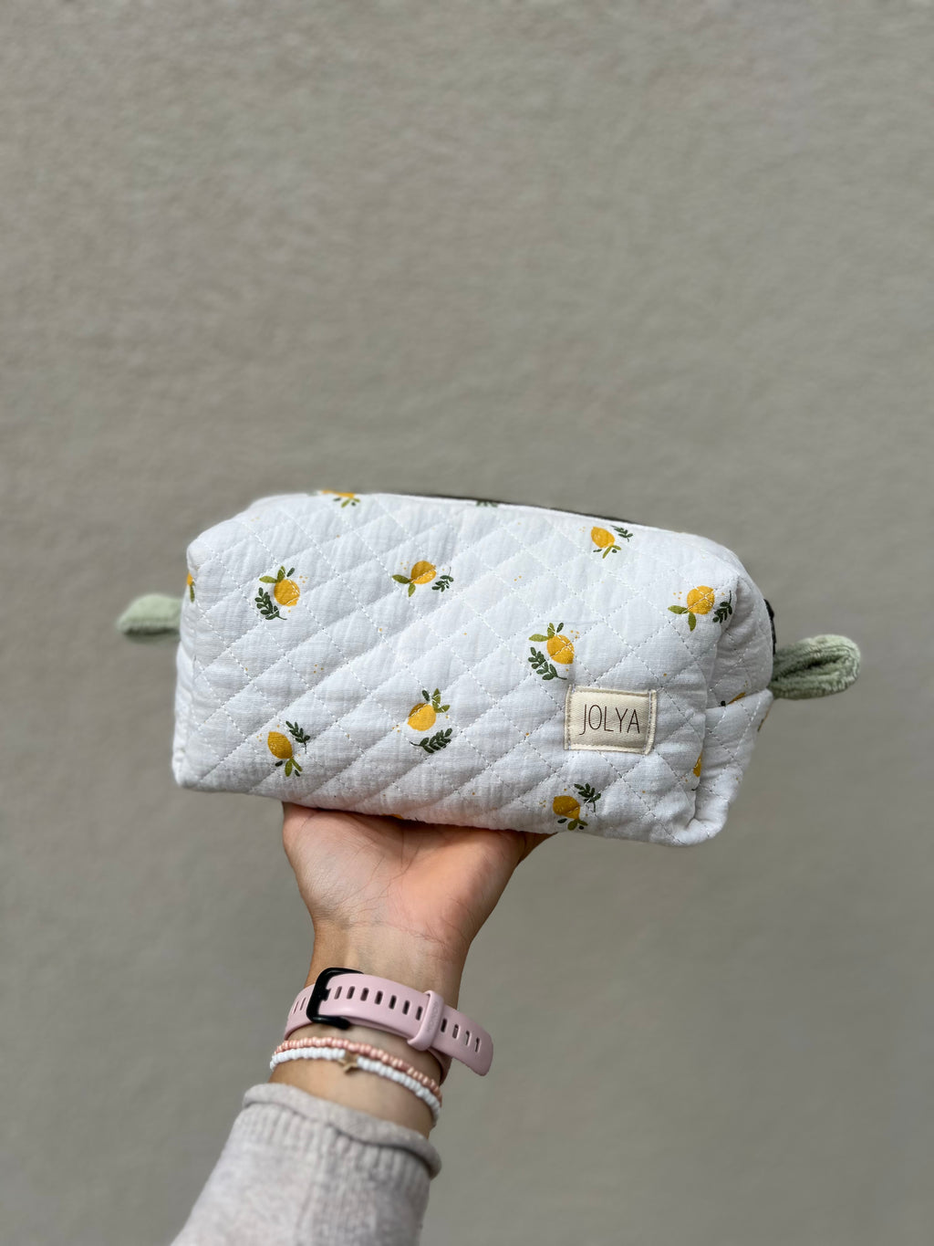 Trousse de toilette grand format « Marbella » - fait main