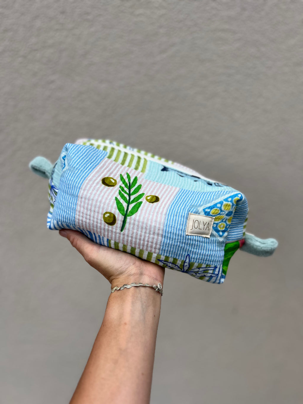 Trousse de toilette grand format « Antalya » - fait main