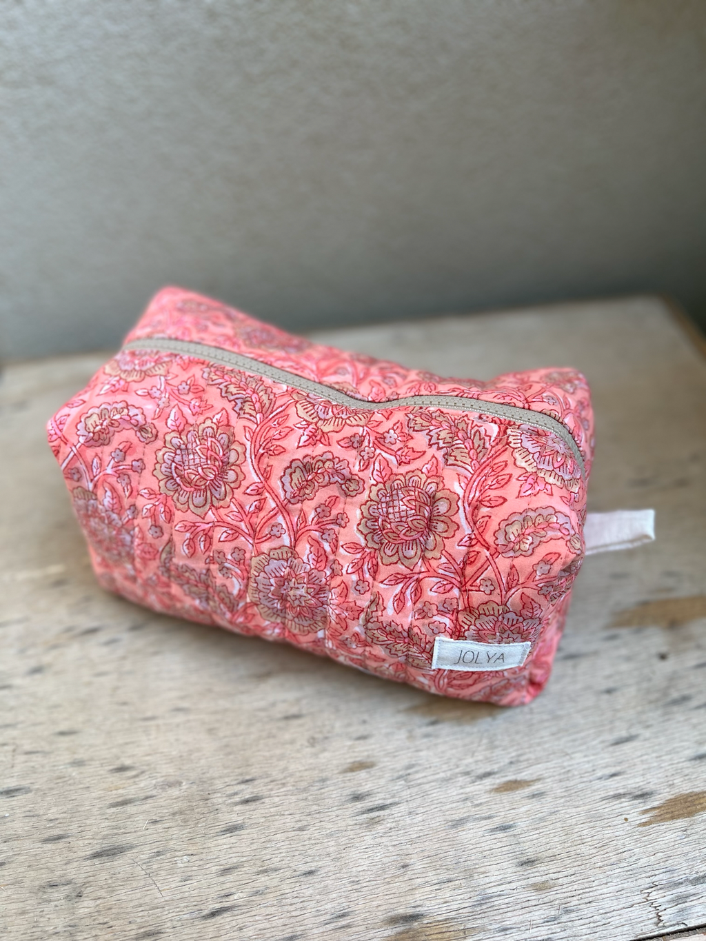 Trousse de toilette grand format « Summer Berry » - fait main