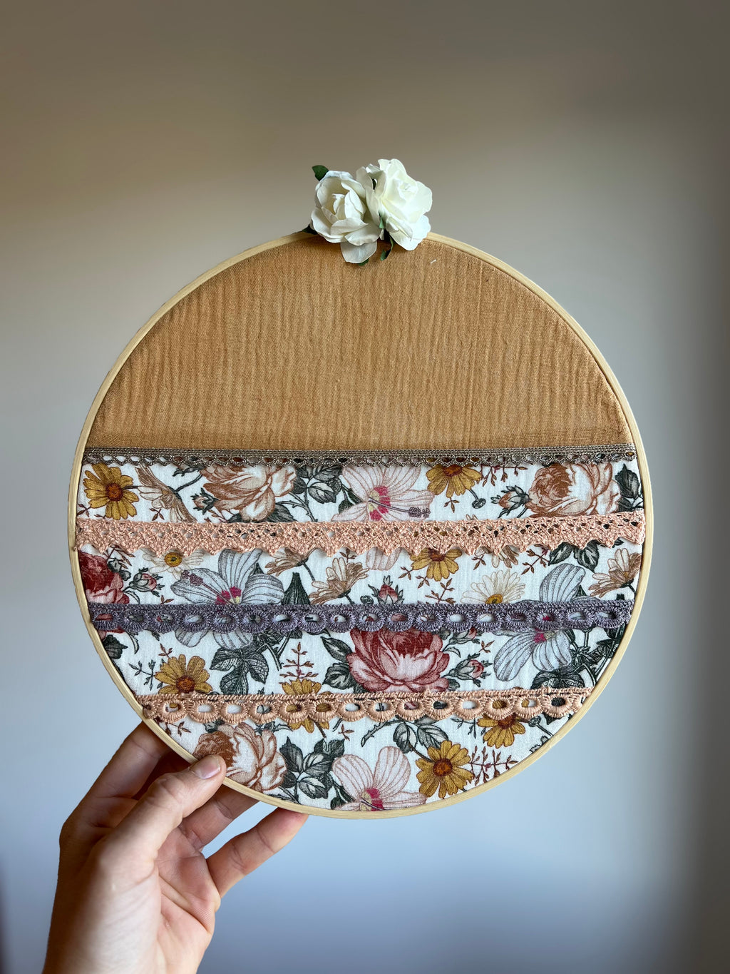 Porte-barrettes « Adèle » - Cerceau de décoration pour chambre d’enfants