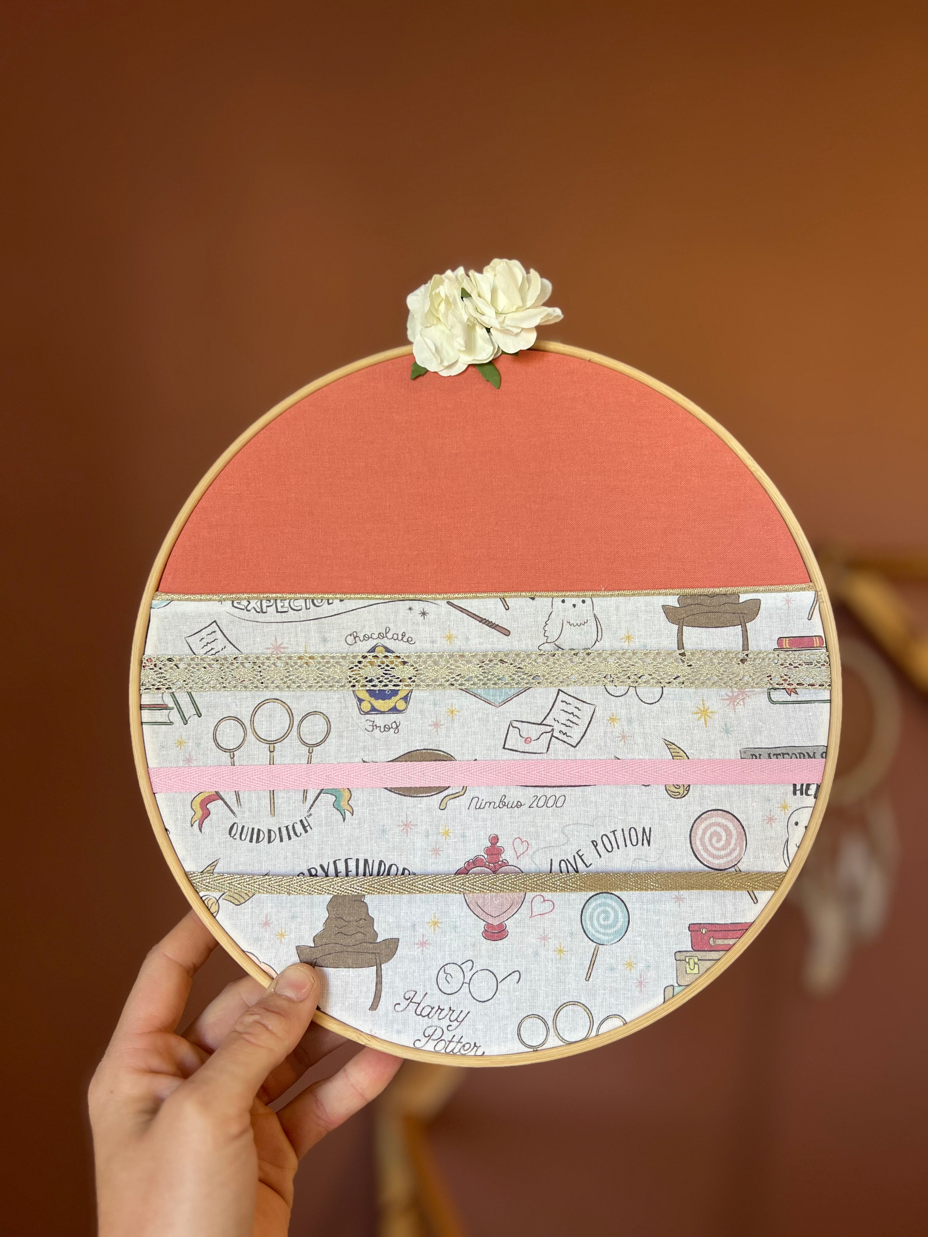 Porte-barrettes « Hermione » - Cerceau de décoration pour chambre d’enfant