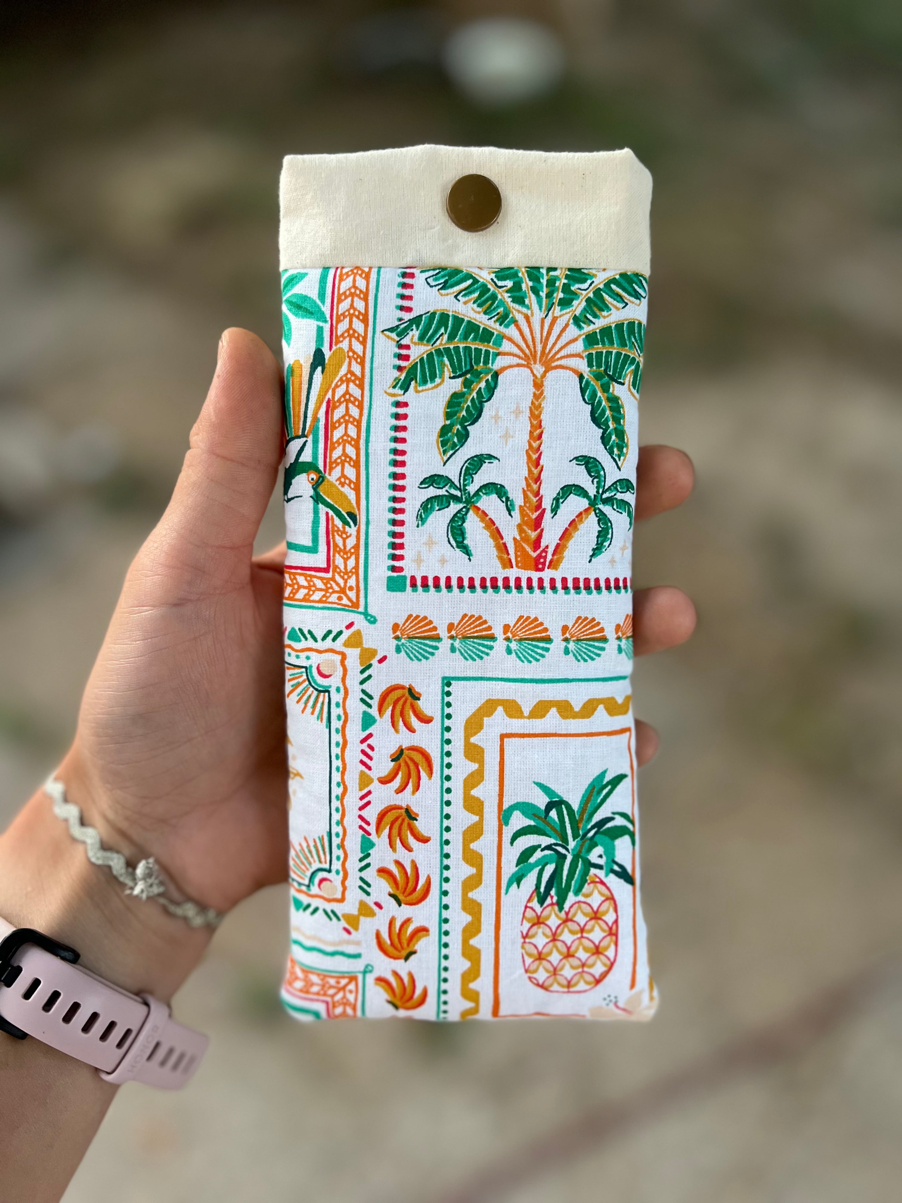 Étui à lunette fait main en tissu « Marrakech »