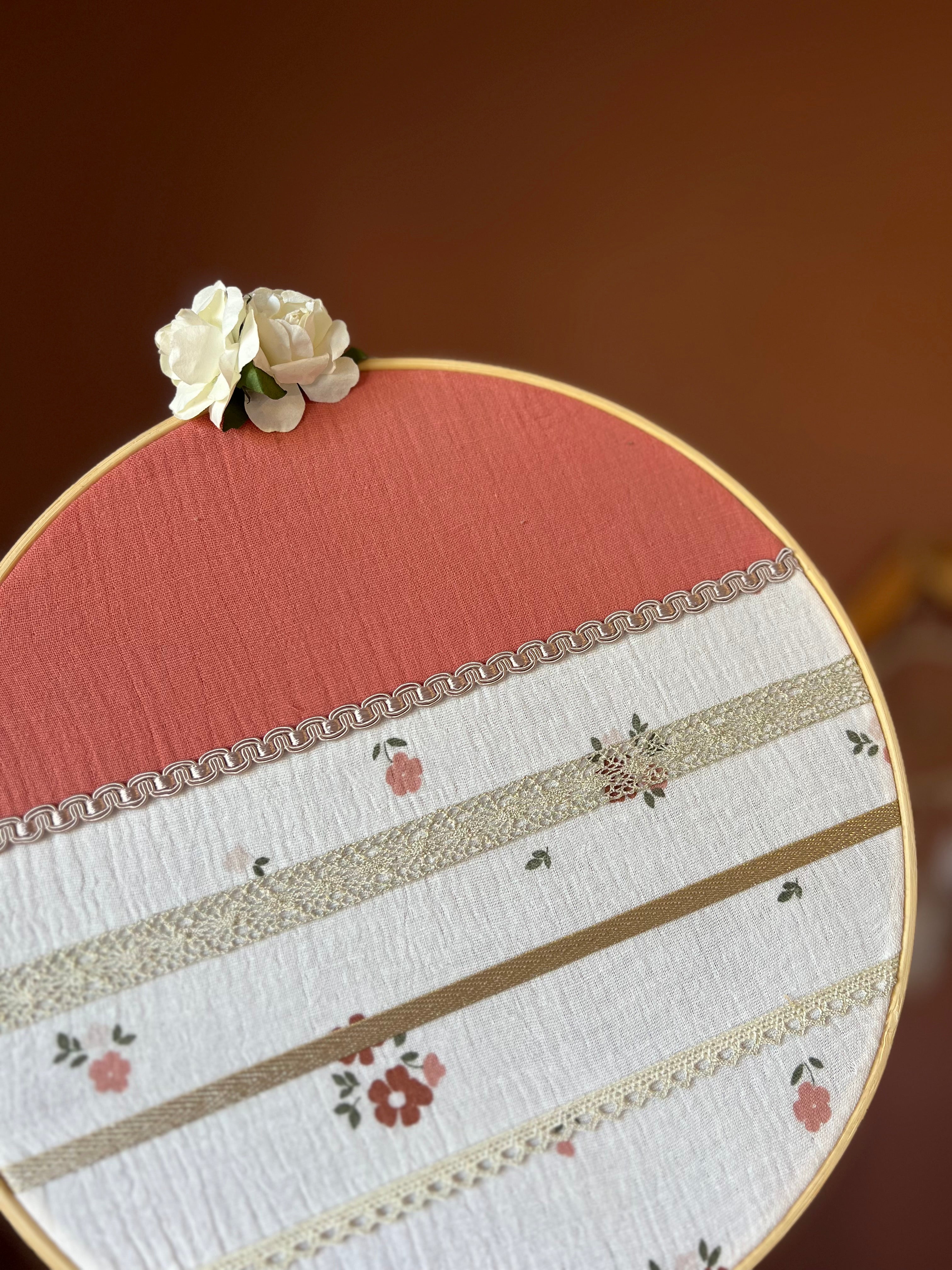 Porte-barrettes « Lola » personnalisable - Cerceau de décoration pour chambre d’enfant