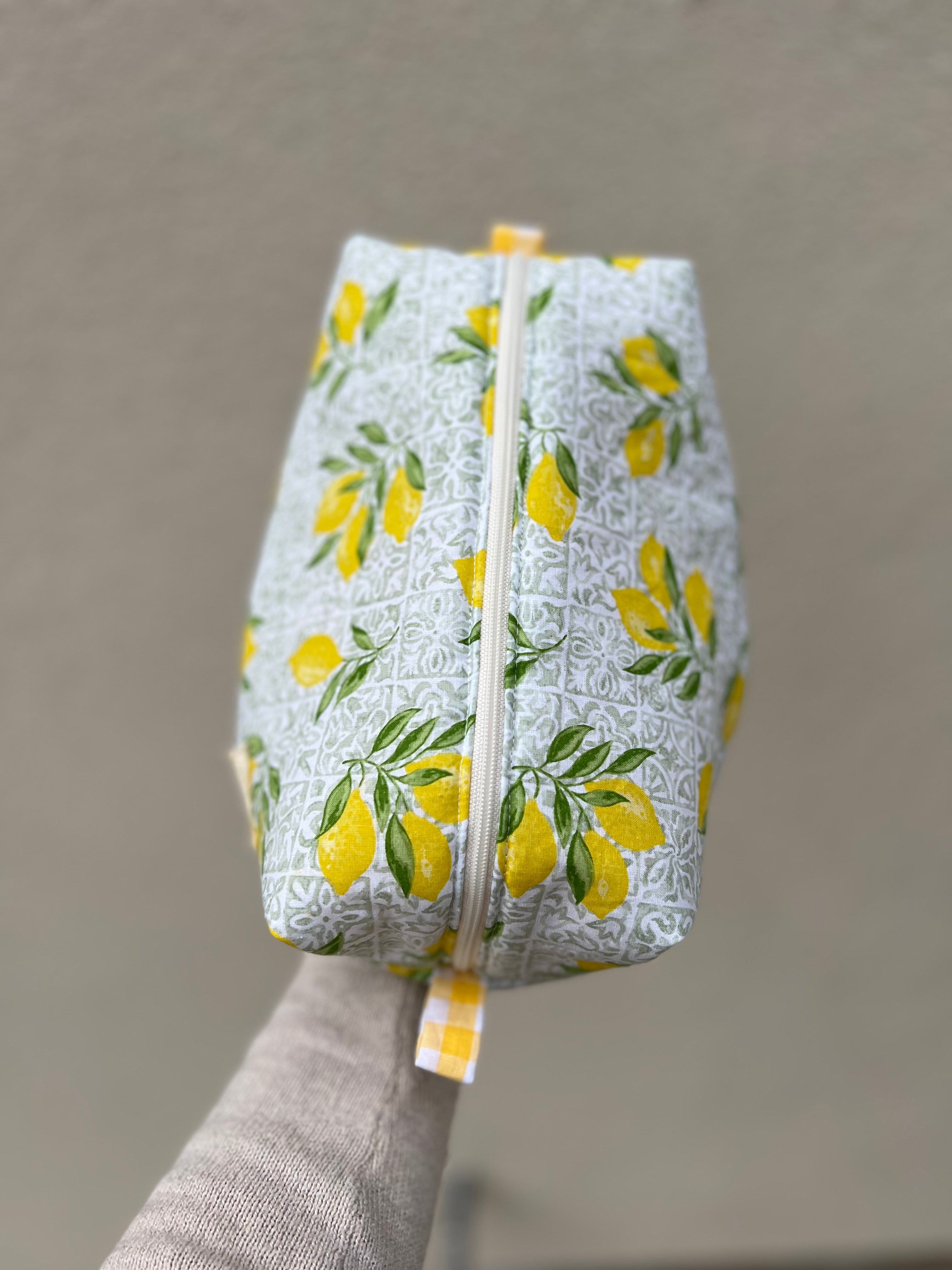 Trousse de toilette grand format « Lisbonne » - fait main