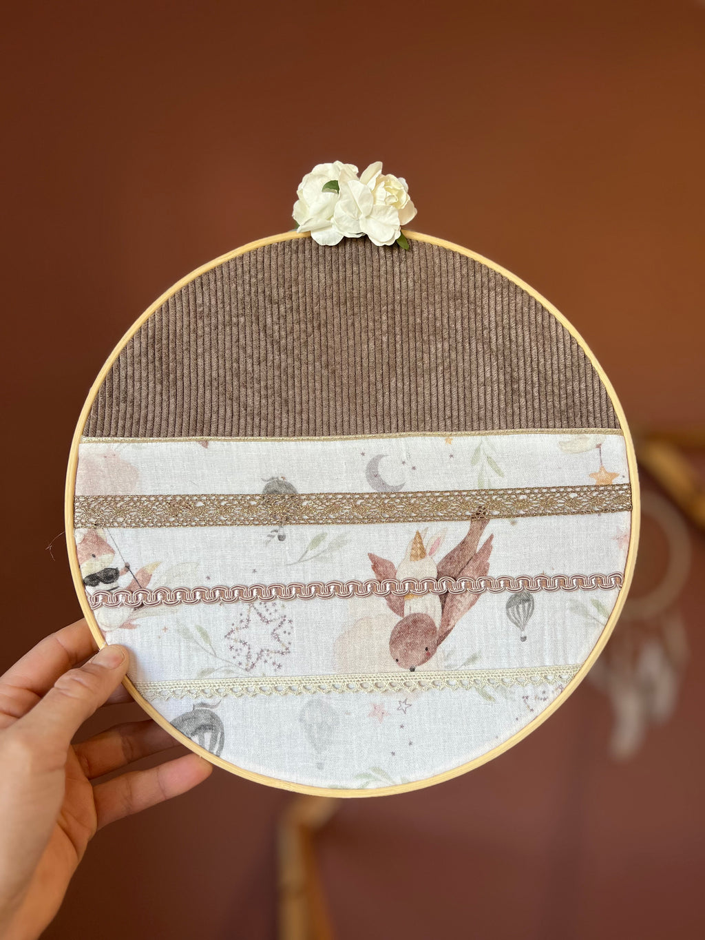 Porte-barrettes « Jade » - Cerceau de décoration pour chambre d’enfant