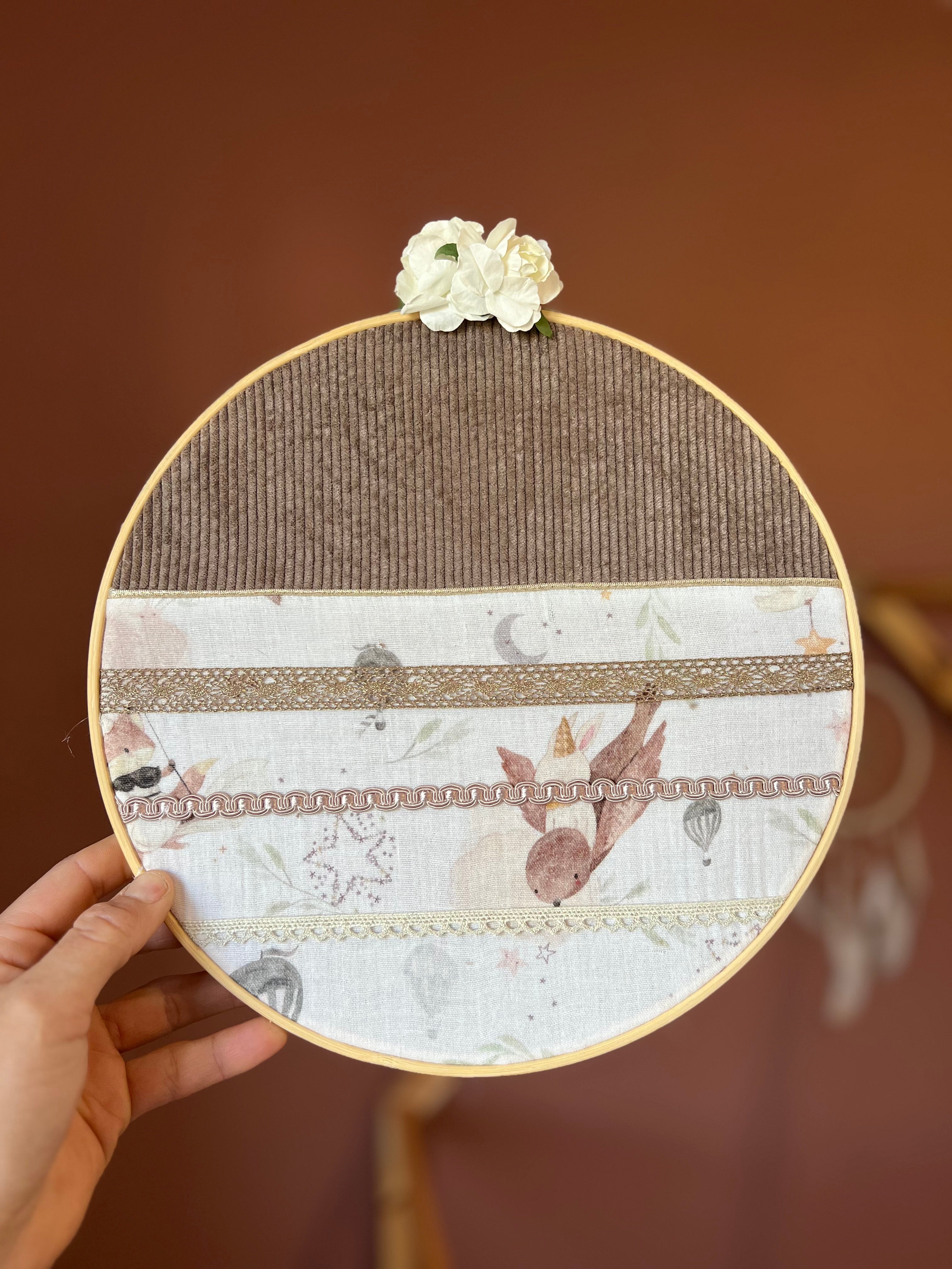 Porte-barrettes « Jade » - Cerceau de décoration pour chambre d’enfant